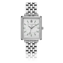 Amelia Parker Montres|Montre Femme White Desert en Acier argentée