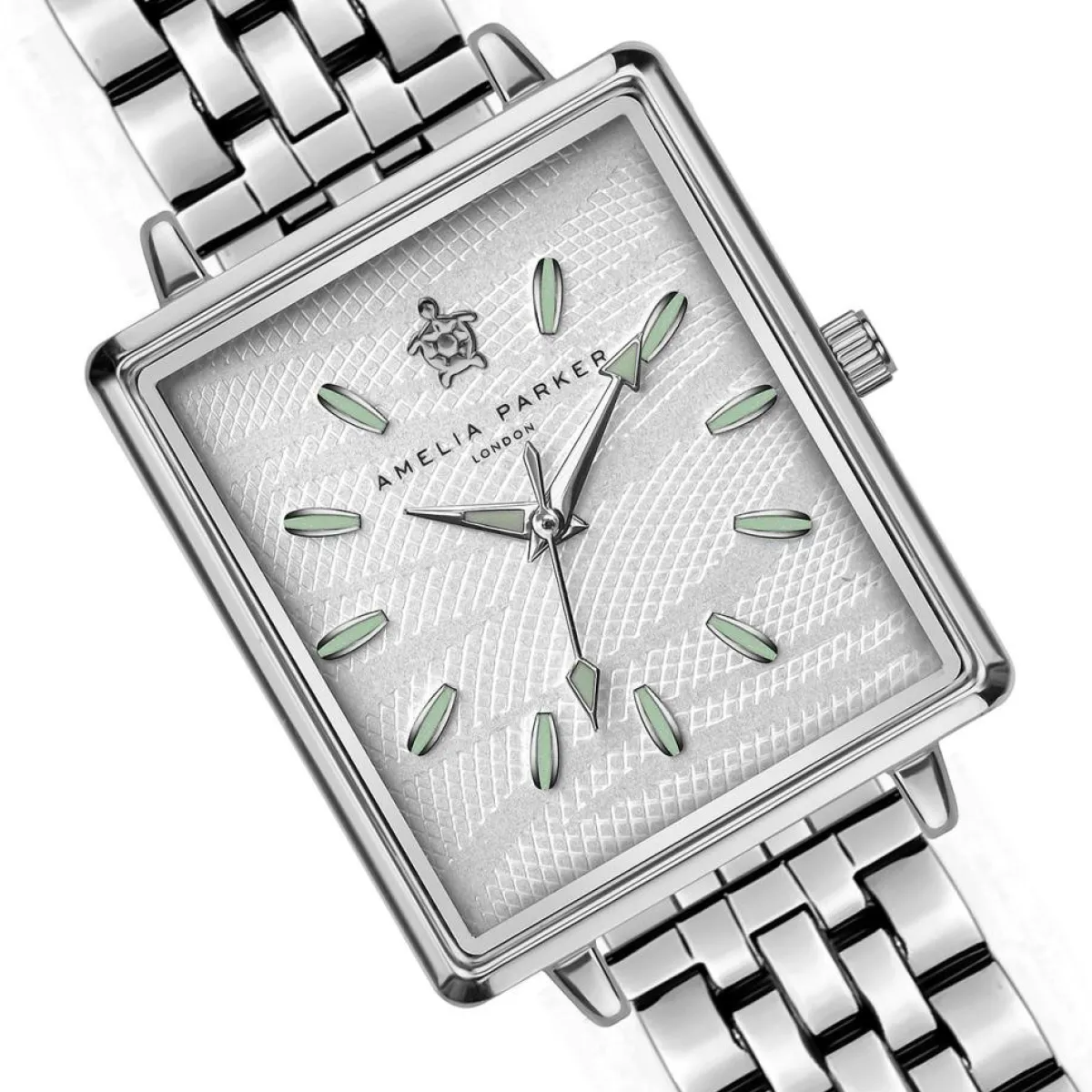 Amelia Parker Montres|Montre Femme White Desert en Acier argentée
