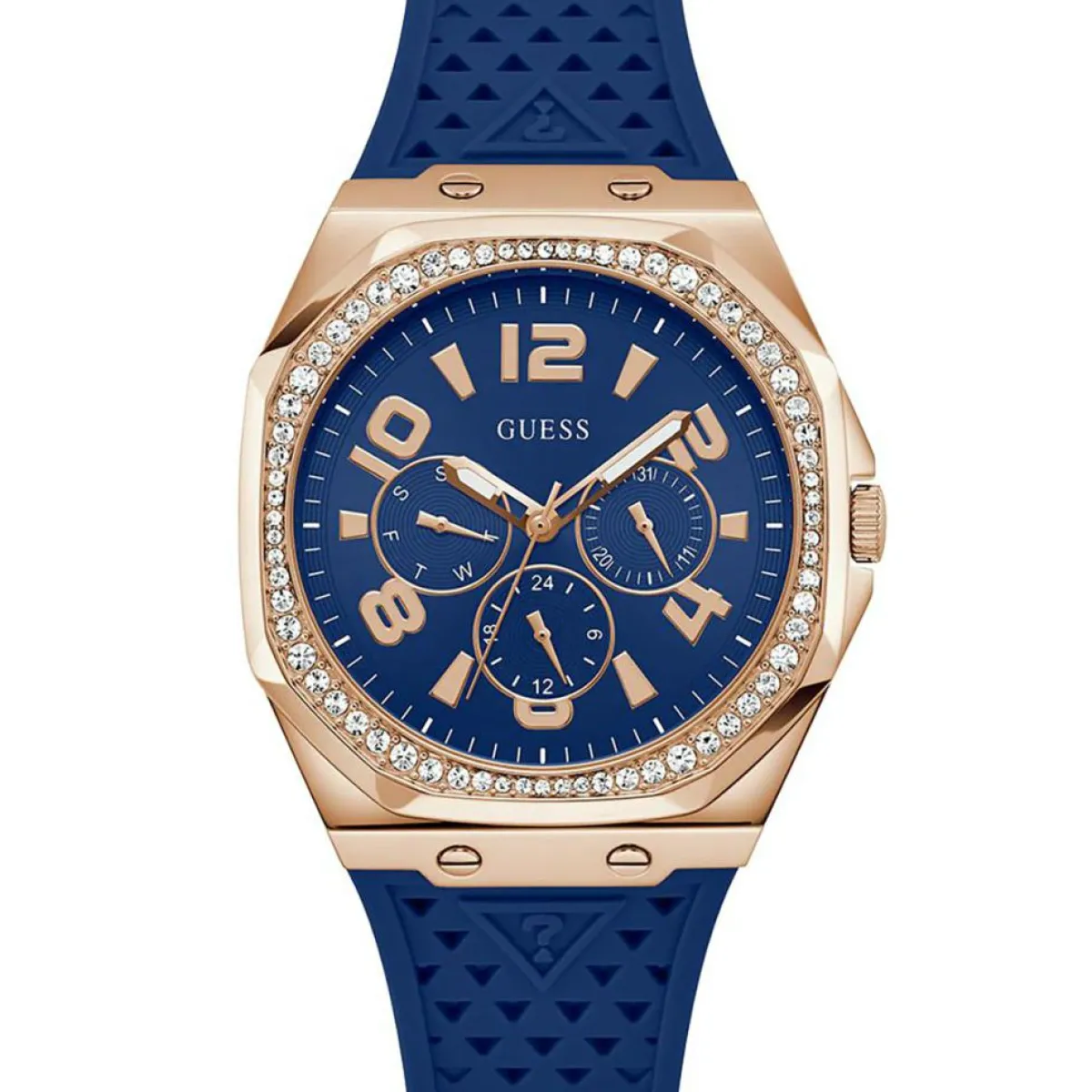 Guess Montres|Montre Femme Zest en Silicone bleue