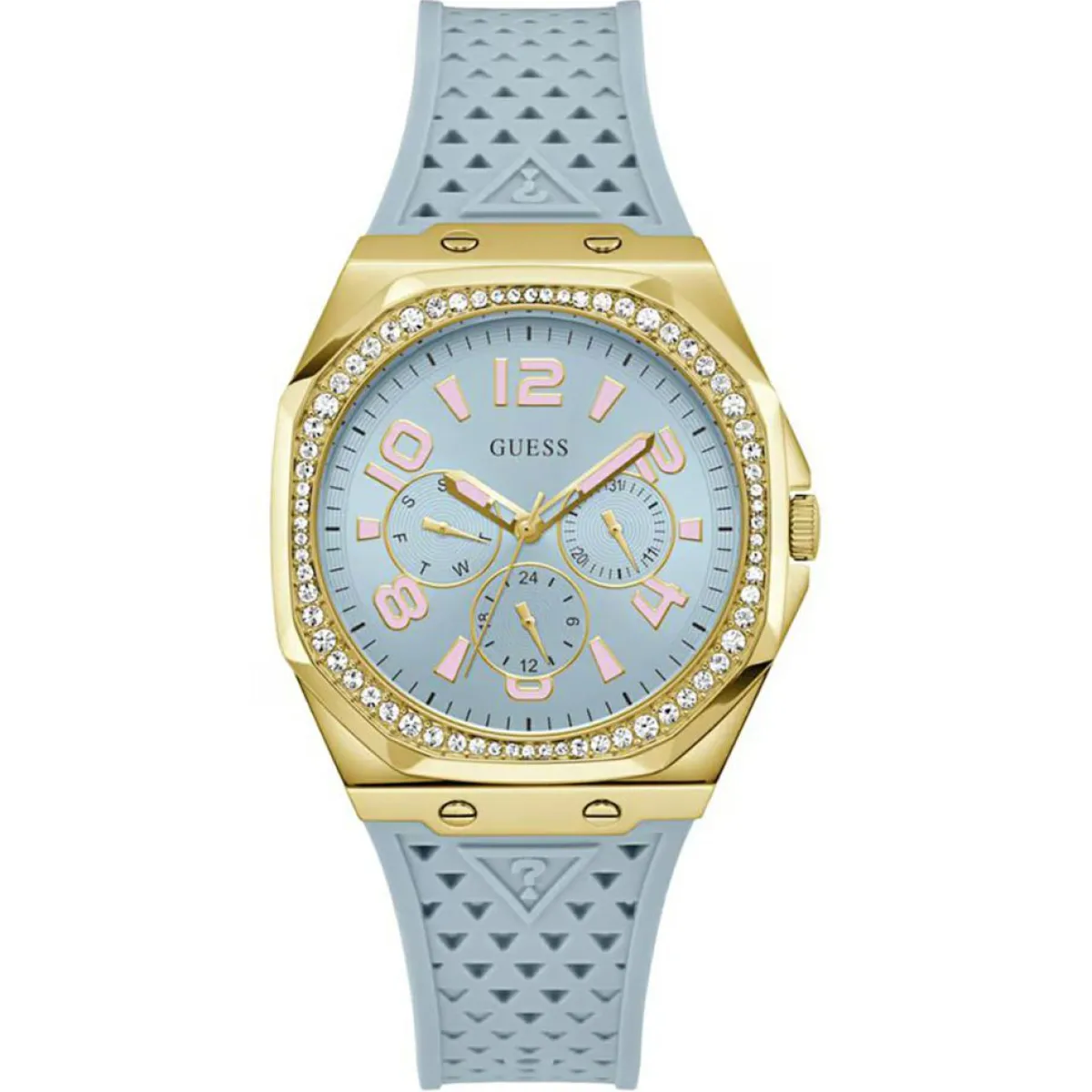 Guess Montres|Montre Femme Zest en Silicone bleue