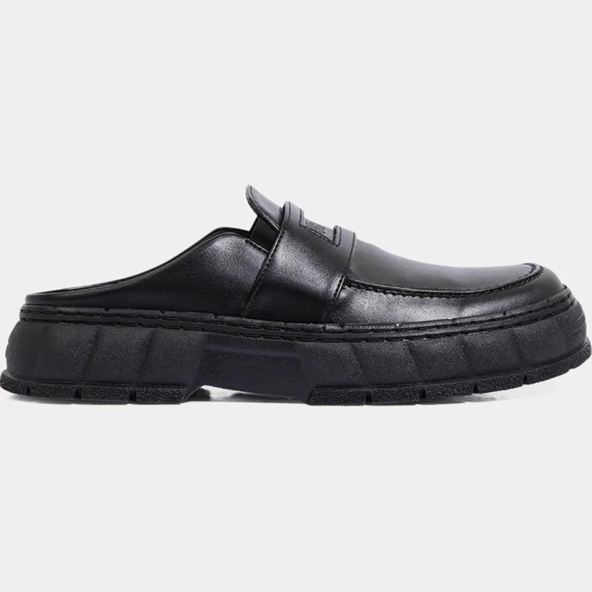 Viron Mocassins|Mules appleskin 1969 noirs