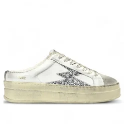 Moa Concept Baskets|Mules en Cuir Deluxe blanc