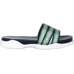 Liu-Jo Sandales Plates|Mules en Cuir Star noir/gris