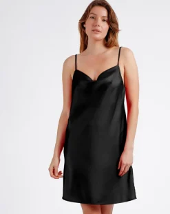 Mr Wonderful Lingerie, Nuit|Nuisette à bretelles noire