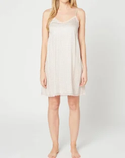 Le Chat Lingerie, Nuit|Nuisette Angèle gris/rose