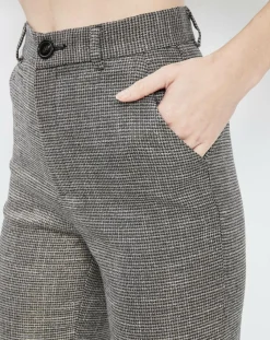 See u Soon Pantalons|Pantalon 7/8 Ashlynn noir/doré