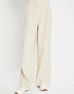 Marc O'Polo Pantalons|Pantalon 100% Lin Plissé Large Kl beige