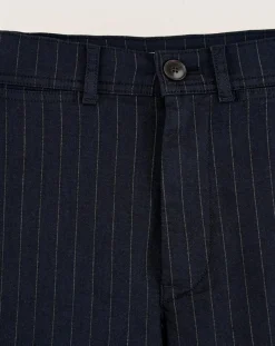 Bellerose Pantalons|Pantalon ajusté Ghada rayé marine