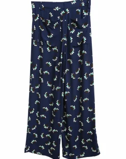 See u Soon Pantalons|Pantalon ample fluide Julia imprimé marine