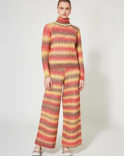 Manoush Pantalons|Pantalon Arc-en-ciel kaki