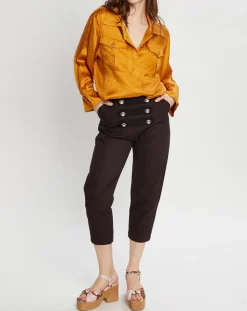 Manoush Pantalons|Pantalon Army noir