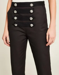 Manoush Pantalons|Pantalon Army noir