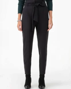 Indies Pantalons|Pantalon avec Ceinture Hadrien noir
