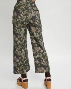 Manoush Pantalons|Pantalon Camoufleur kaki