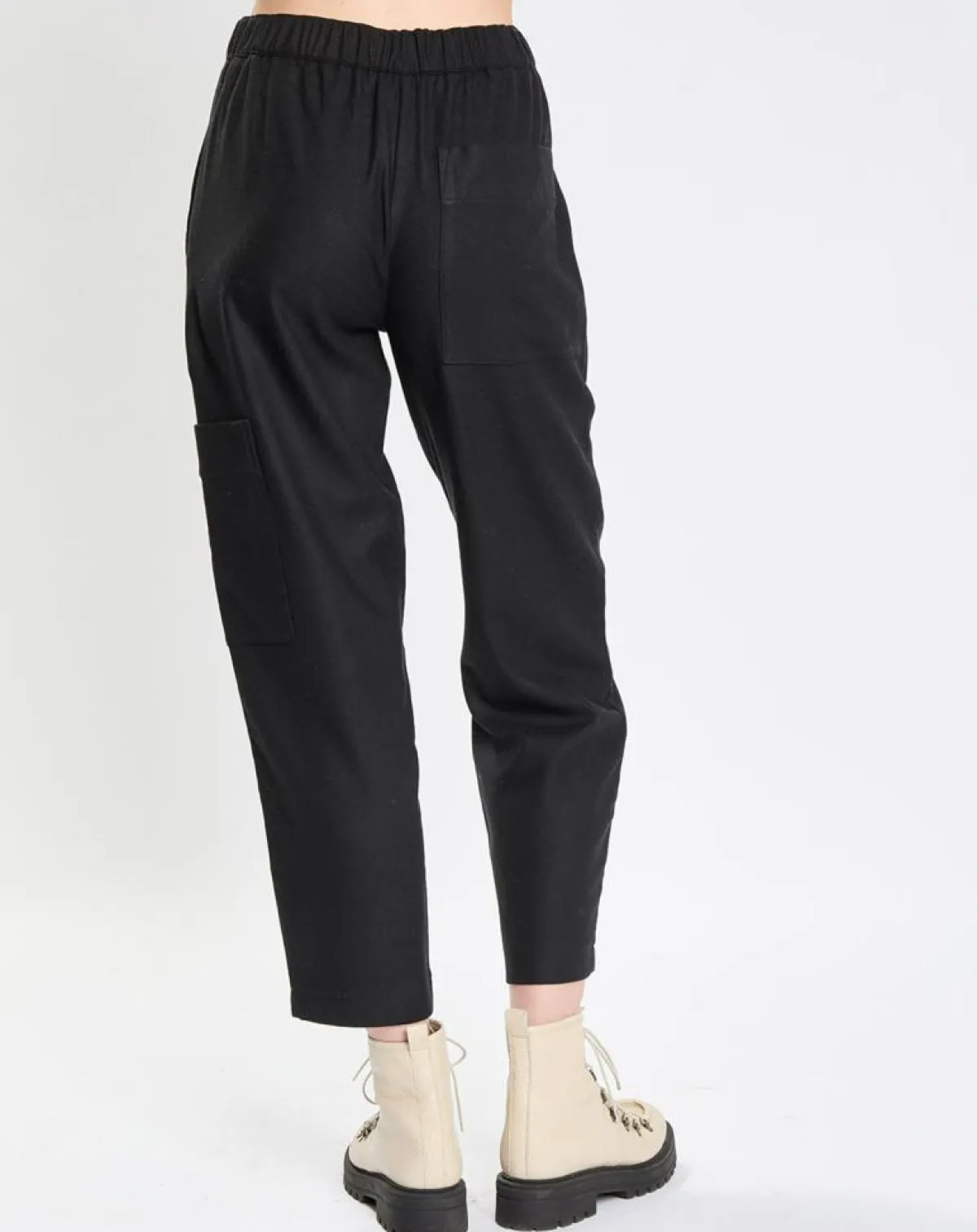 Marc O'Polo Pantalons|Pantalon cargo en Laine mélangée noir