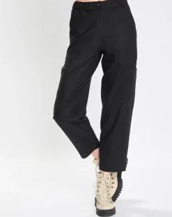 Marc O'Polo Pantalons|Pantalon cargo en Laine mélangée noir