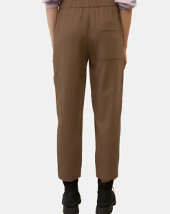 Marc O'Polo Pantalons|Pantalon cargo en Laine mélangée marron
