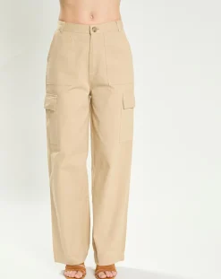 La Petite Etoile Pantalons|Pantalon cargo Pina beige