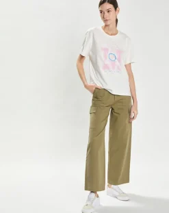 La Petite Etoile Pantalons|Pantalon cargo Pina kaki