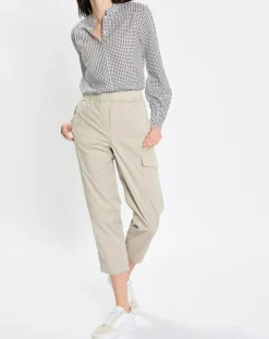 Marc O'Polo Pantalons|Pantalon Cargo Poche Elastique beige clair