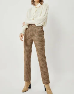 Manoush Pantalons|Pantalon Carnaby marron
