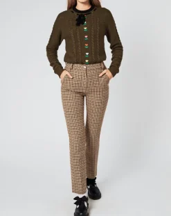 Manoush Pantalons|Pantalon Carnaby marron