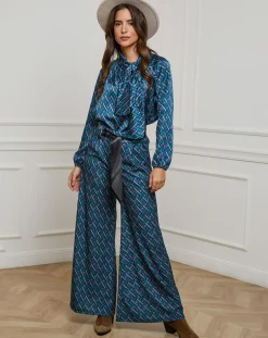 L'Armoire de Suzette Pantalons|Pantalon Catherine pétrole