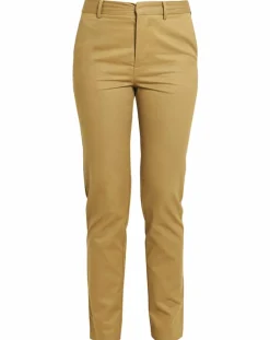 Galeries Lafayette Pantalons|Pantalon chino Charles kaki clair