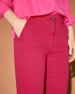 Jodhpur Pantalons|Pantalon chino Cyrilp rose foncé