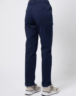 Esprit Pantalons|Pantalon chino en Coton mélangé classique bleu marine