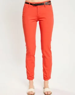 Scotch & Soda Pantalons|Pantalon Chino slim rouge