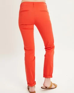 Scotch & Soda Pantalons|Pantalon Chino slim rouge