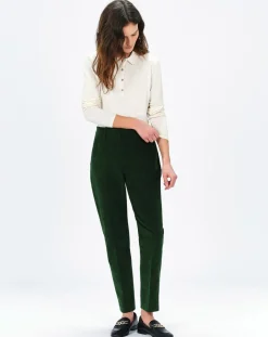 Caroll Pantalons|Pantalon cigarette Psidika sapin