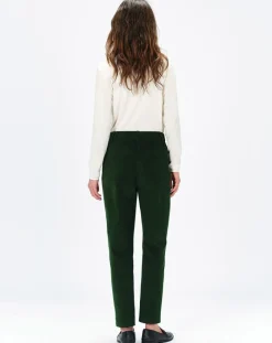 Caroll Pantalons|Pantalon cigarette Psidika sapin