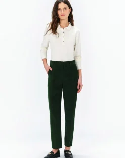 Caroll Pantalons|Pantalon cigarette Psidika sapin