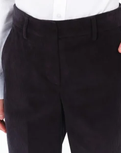 Caroll Pantalons|Pantalon cigarette Psidika gris foncé