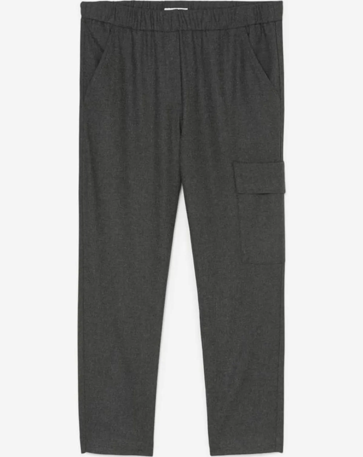 Marc O'Polo Pantalons|Pantalon confortable Traveler gris foncé