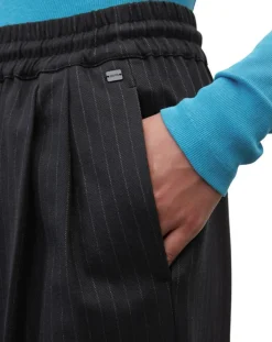 Marc O'Polo Pantalons|Pantalon de costume à rayures noir