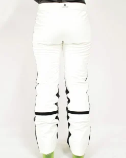 Lacroix Pantalons|Pantalon de ski Move Curl blanc/noir