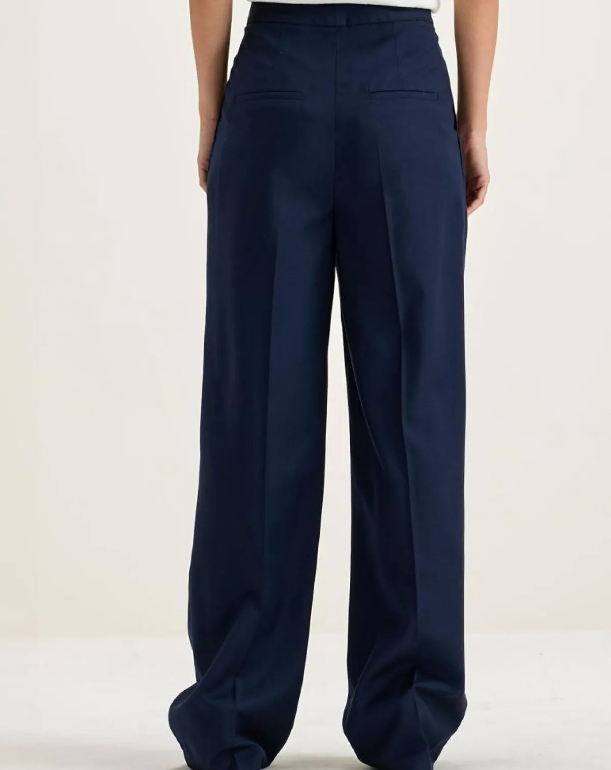 Bellerose Pantalons|Pantalon de tailleur 100% Laine Tom naval