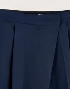 Bellerose Pantalons|Pantalon de tailleur 100% Laine Tom naval