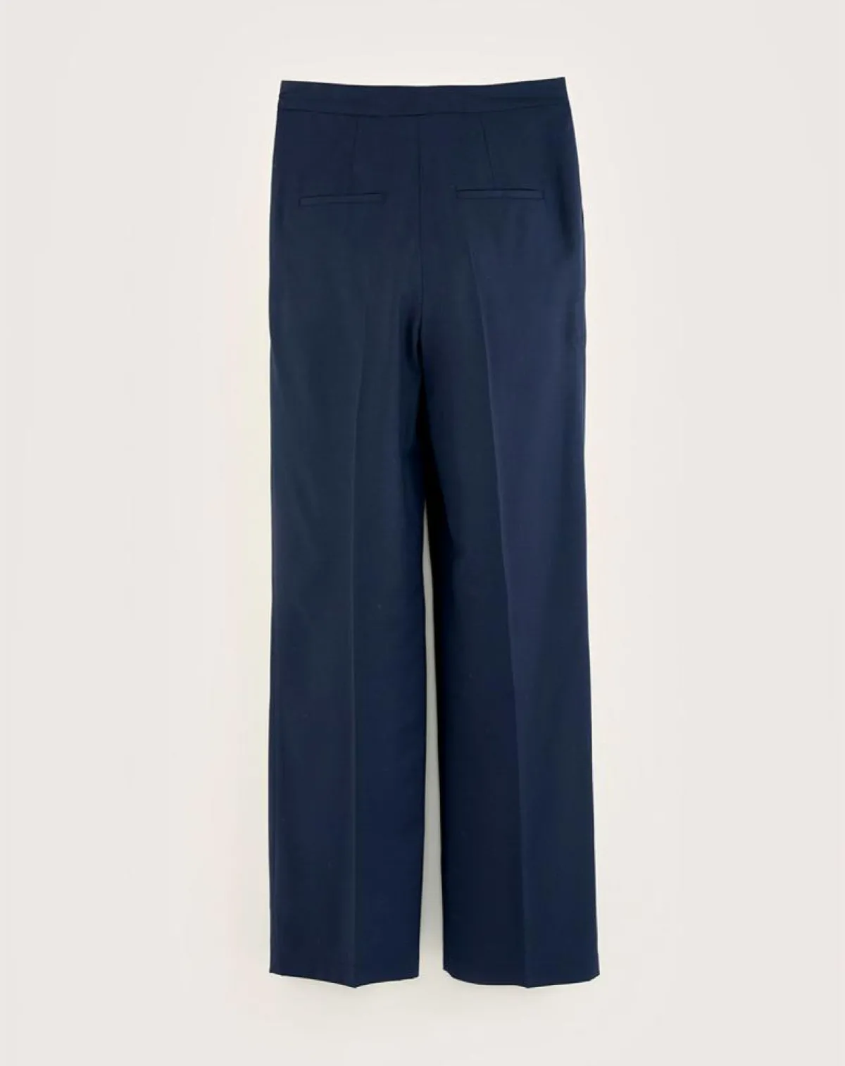 Bellerose Pantalons|Pantalon de tailleur 100% Laine Tom naval