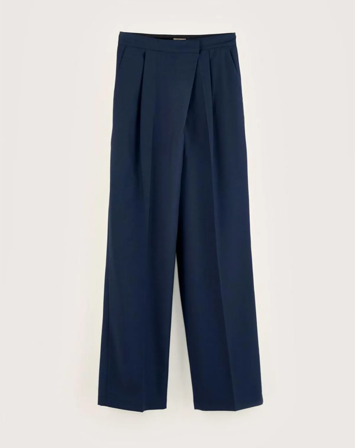 Bellerose Pantalons|Pantalon de tailleur 100% Laine Tom naval