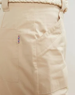 La Petite Francaise Pantalons|Pantalon droit Patrice beige