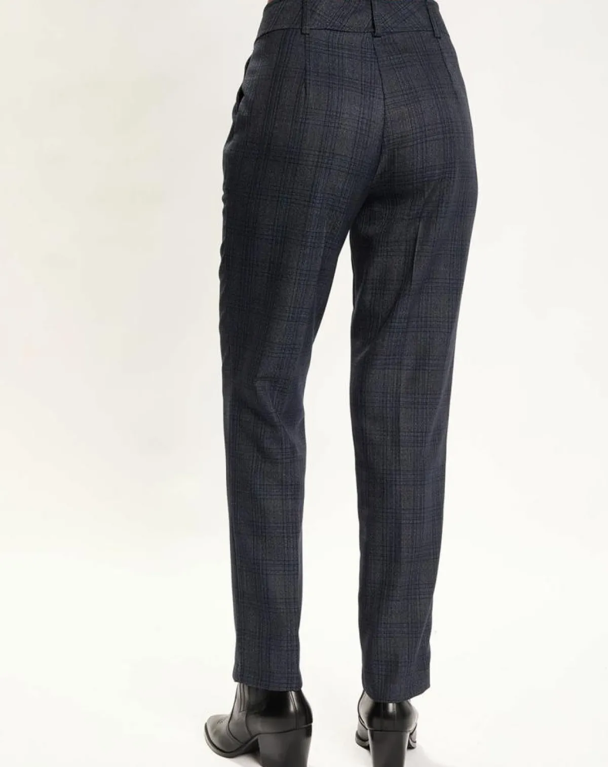 Lauren Vidal Pantalons|Pantalon droit Store nuit