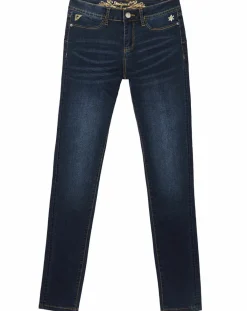 Desigual Jeans|Pantalon en Denim bleu foncé
