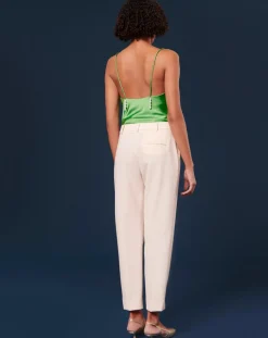 Tara Jarmon Pantalons|Pantalon en Laine froide mélangée ecru