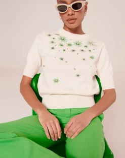 Tara Jarmon Pantalons|Pantalon en Laine froide mélangée vert