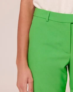 Tara Jarmon Pantalons|Pantalon en Laine froide mélangée vert