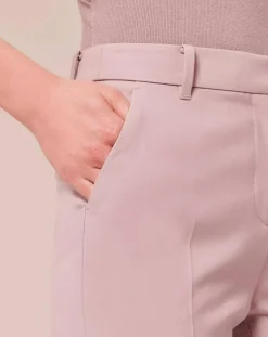 Tara Jarmon Pantalons|Pantalon en Laine froide mélangée parme